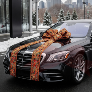 Pita Batik Hiasan Hadiah Mobil Baru